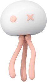 Kids Night Light │Rechargeable LED Night Light for Baby │ Dimmable Baby Touch Control Lights with Charging 1800mAh │ Lovely Jellyfish Shape (Blue + IR Remote Contol) - Image 2